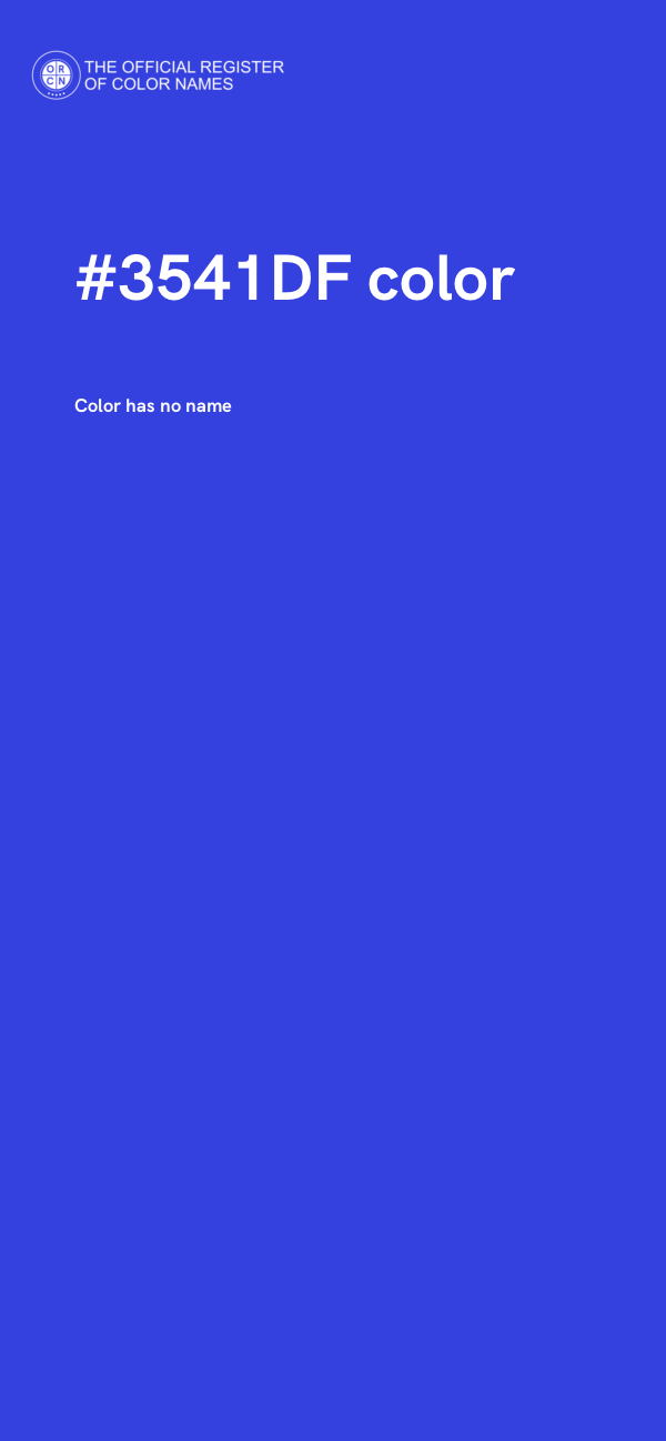 #3541DF color image