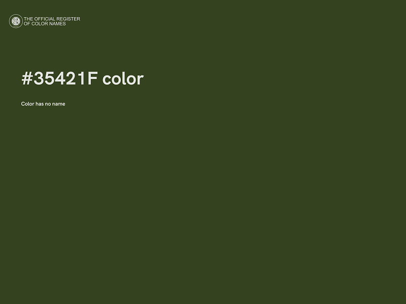 #35421F color image