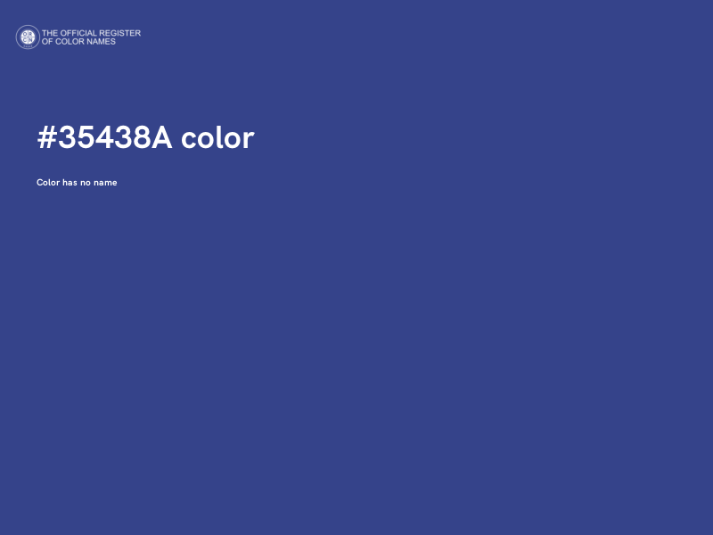 #35438A color image