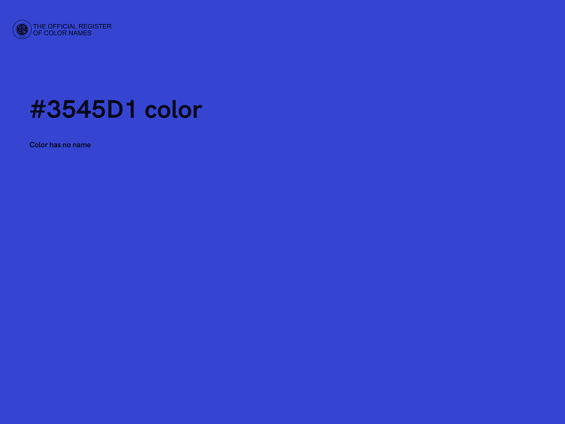 #3545D1 color image