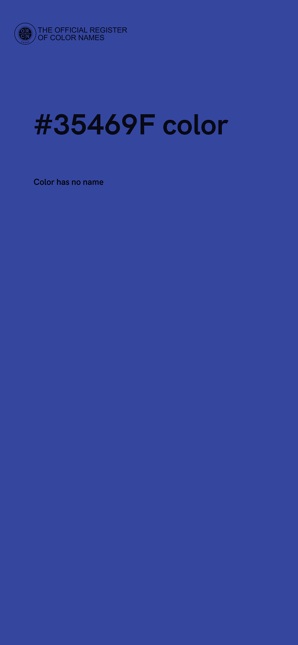 #35469F color image
