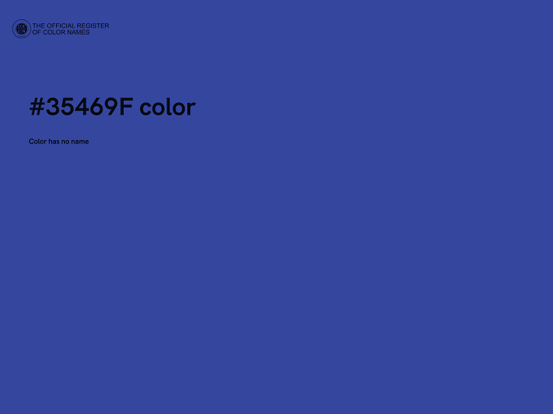 #35469F color image