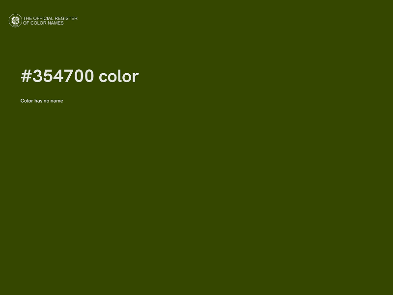 #354700 color image