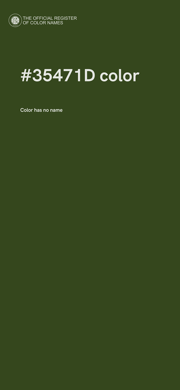 #35471D color image