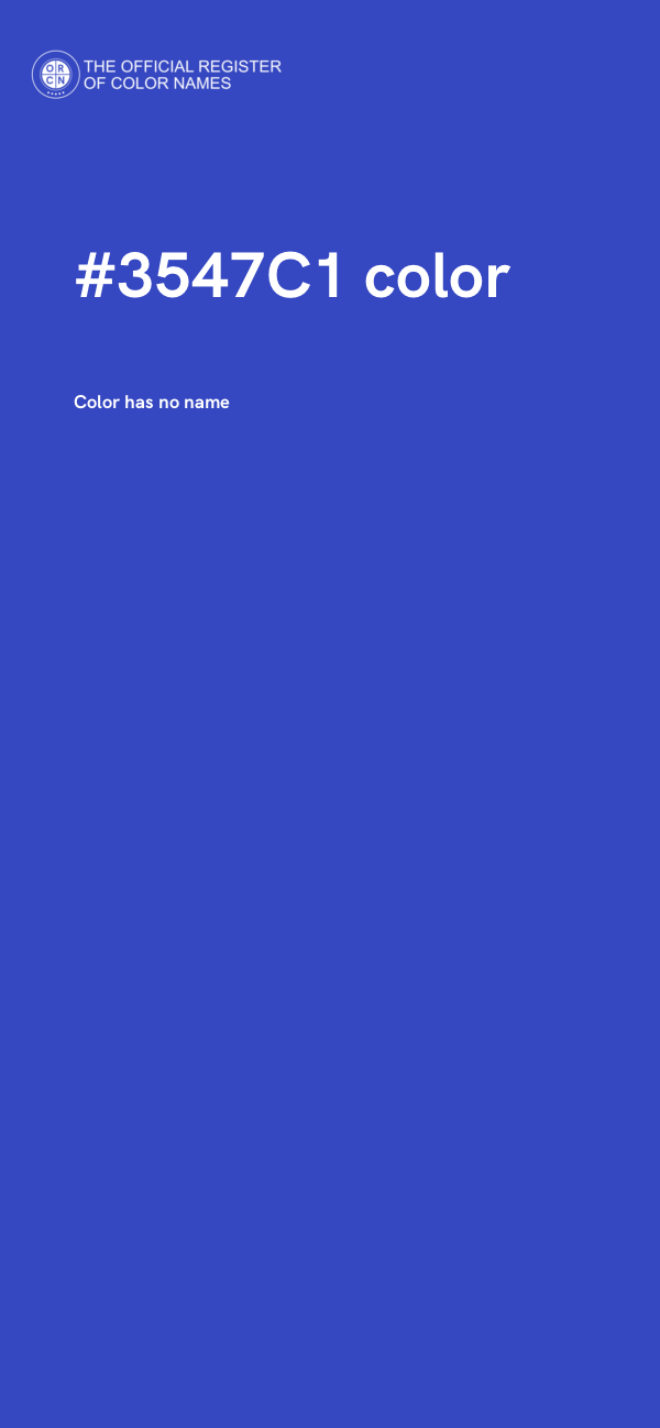 #3547C1 color image