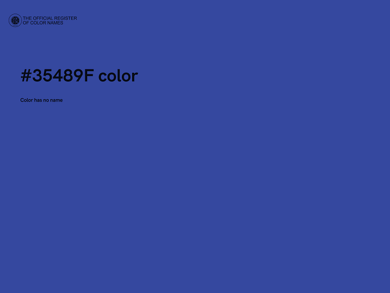 #35489F color image