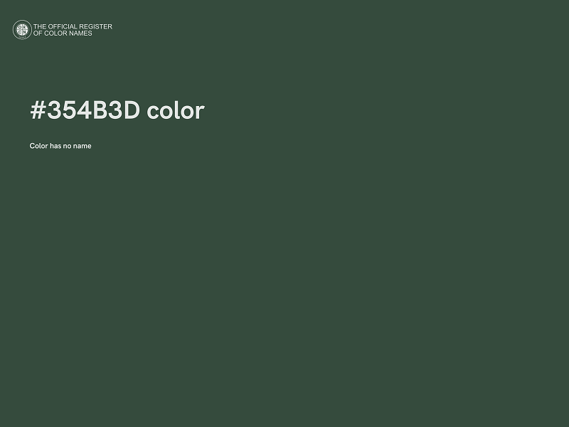 #354B3D color image