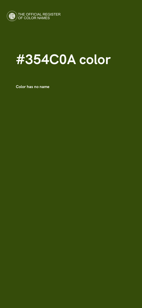 #354C0A color image