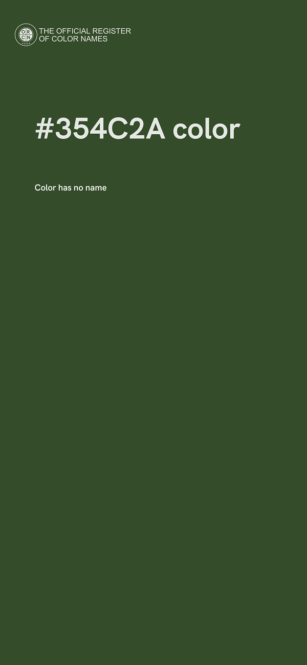 #354C2A color image