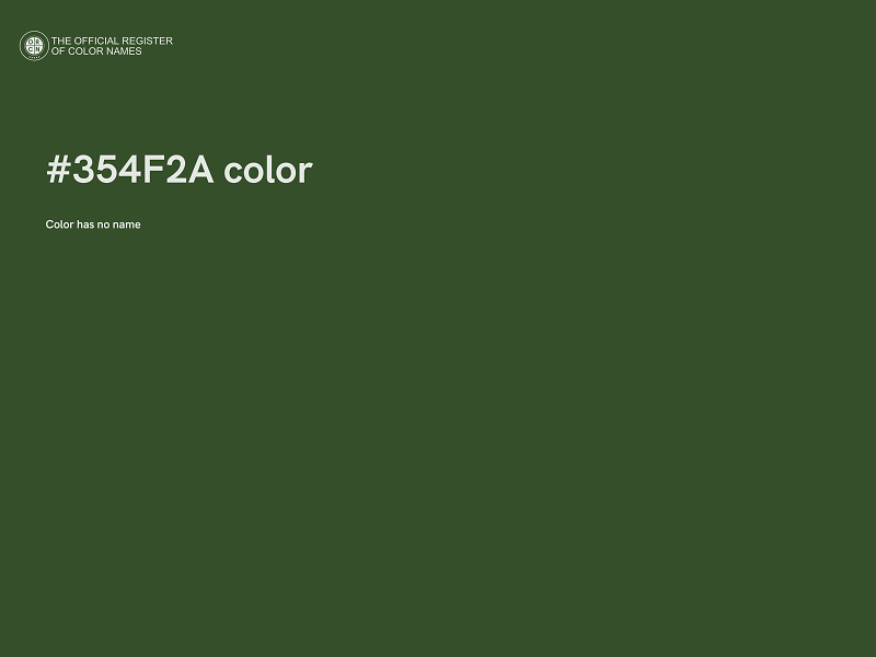 #354F2A color image