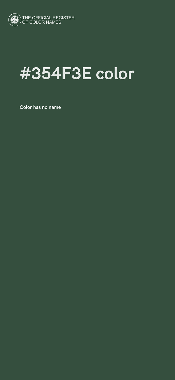 #354F3E color image