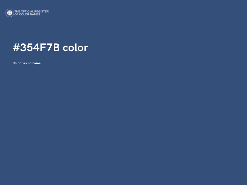 #354F7B color image