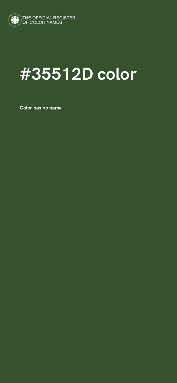 #35512D color image
