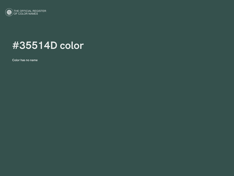 #35514D color image