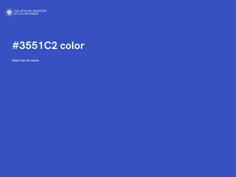 #3551C2 color image