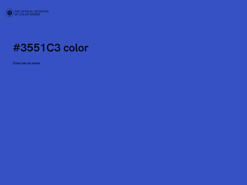 #3551C3 color image