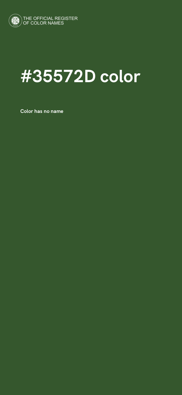 #35572D color image
