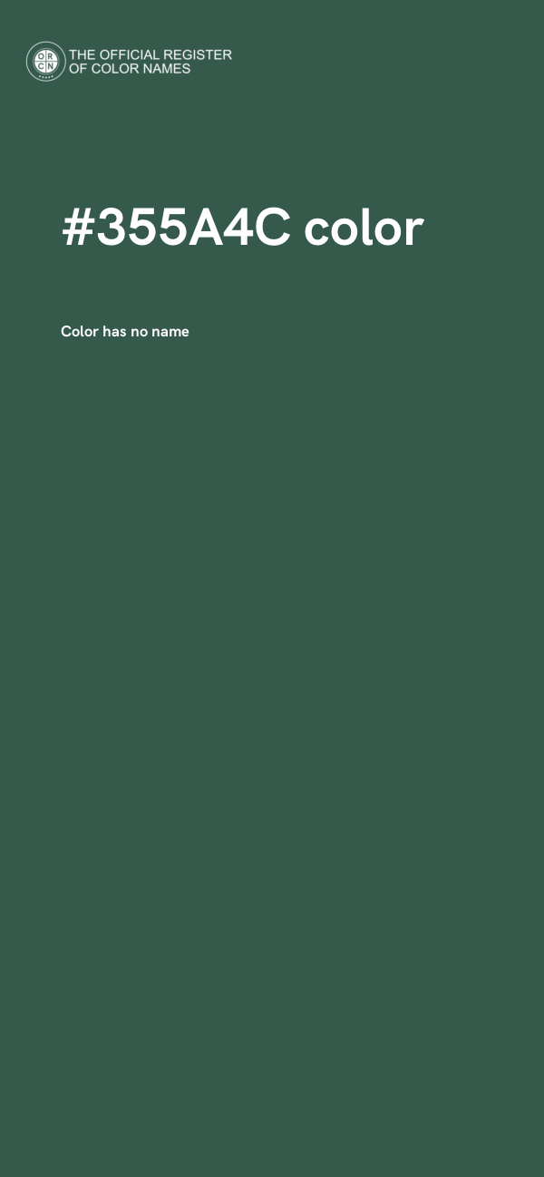 #355A4C color image