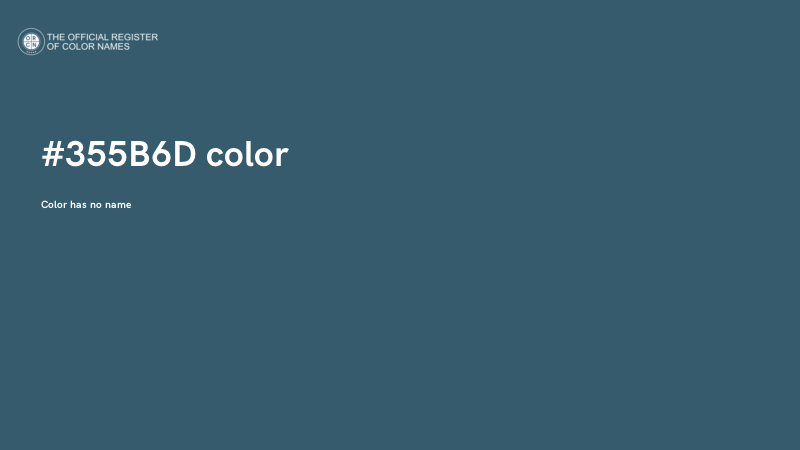 #355B6D color image
