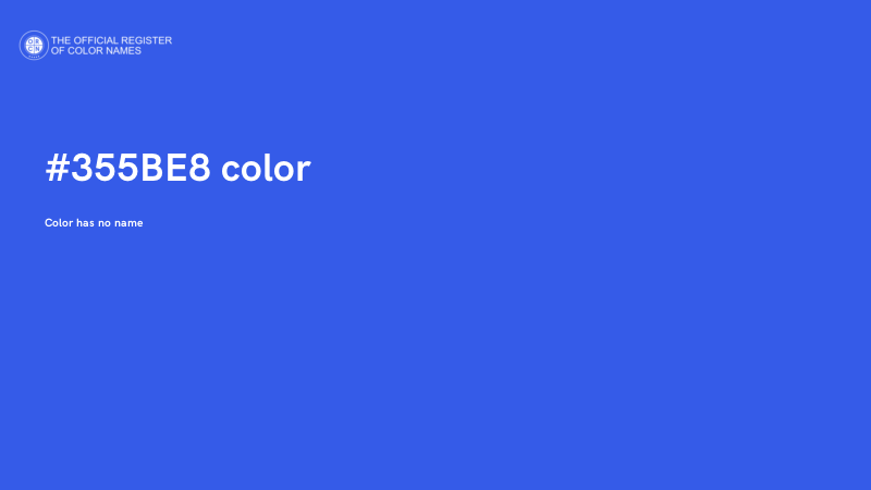 #355BE8 color image