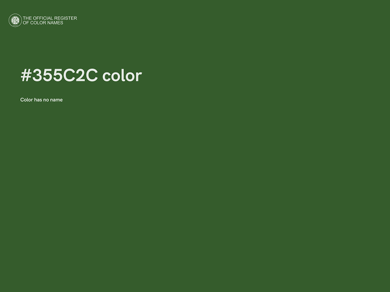 #355C2C color image