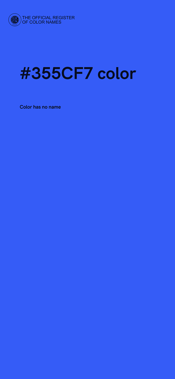 #355CF7 color image