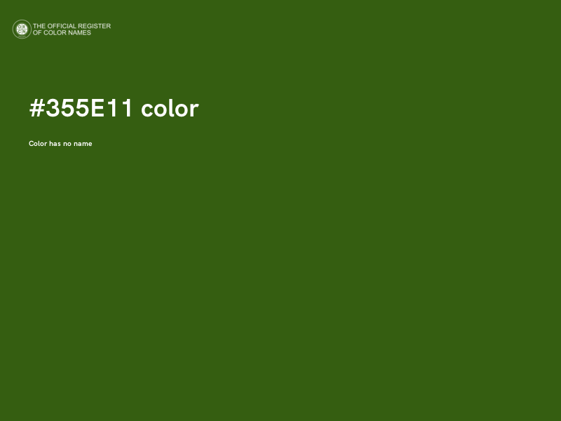 #355E11 color image