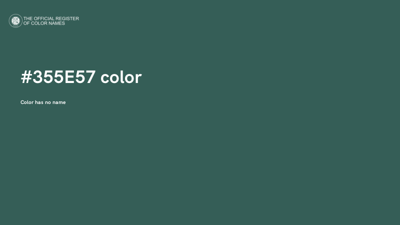 #355E57 color image