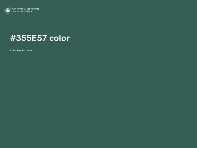 #355E57 color image