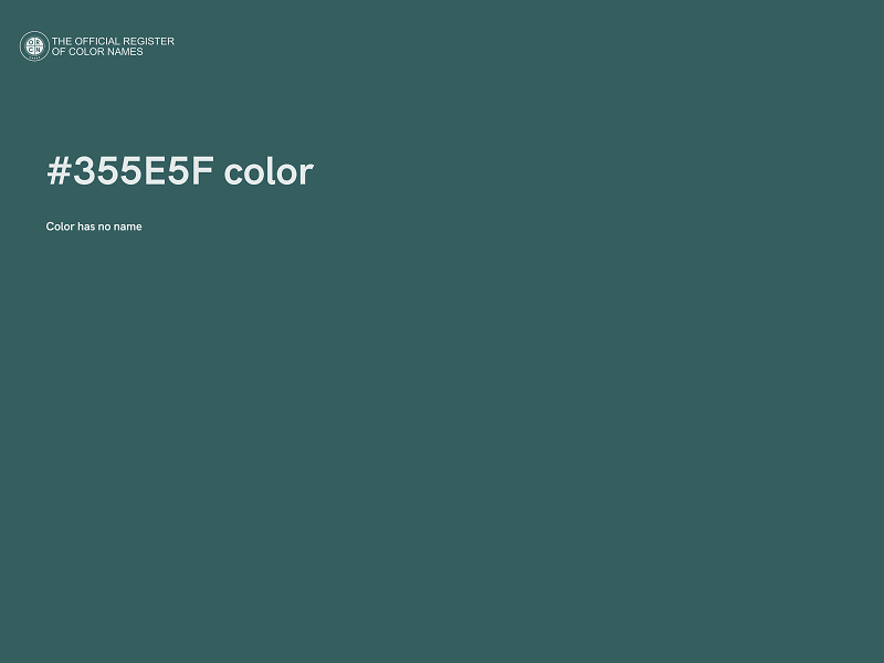 #355E5F color image