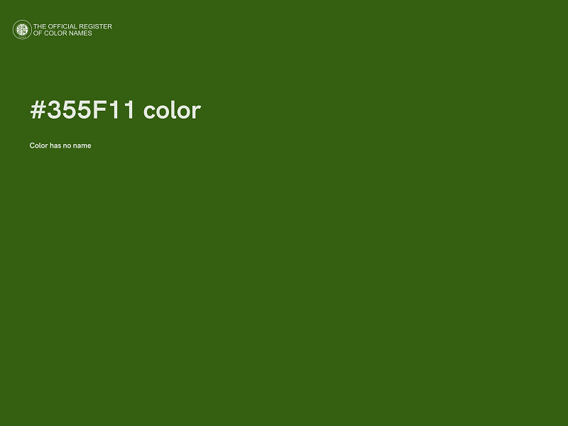 #355F11 color image