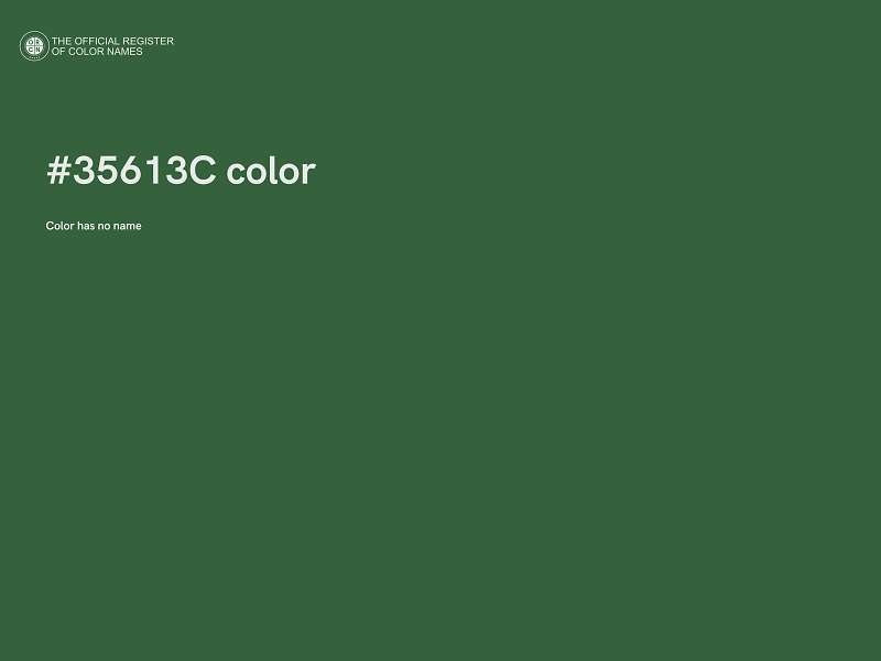 #35613C color image