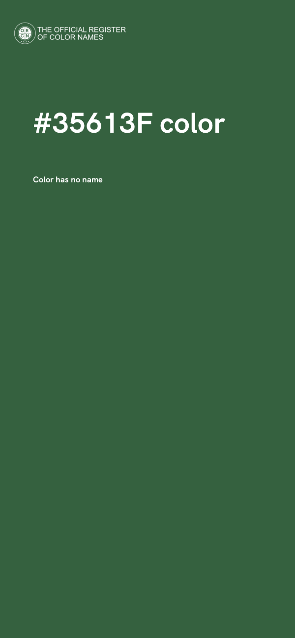 #35613F color image