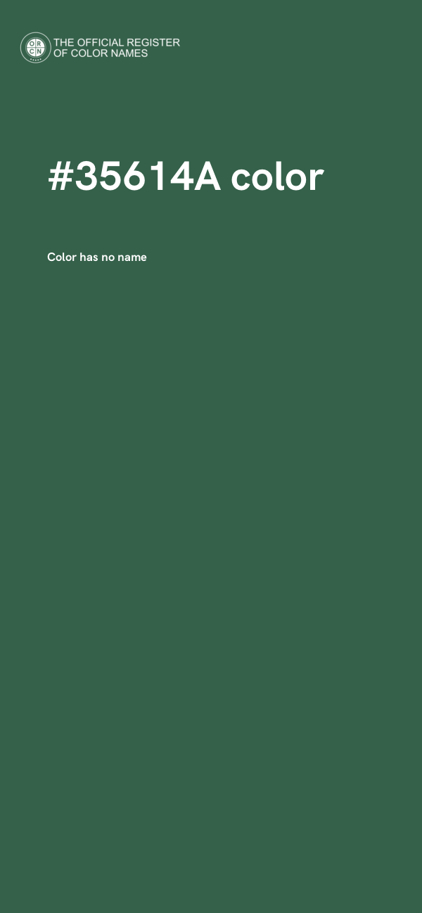 #35614A color image