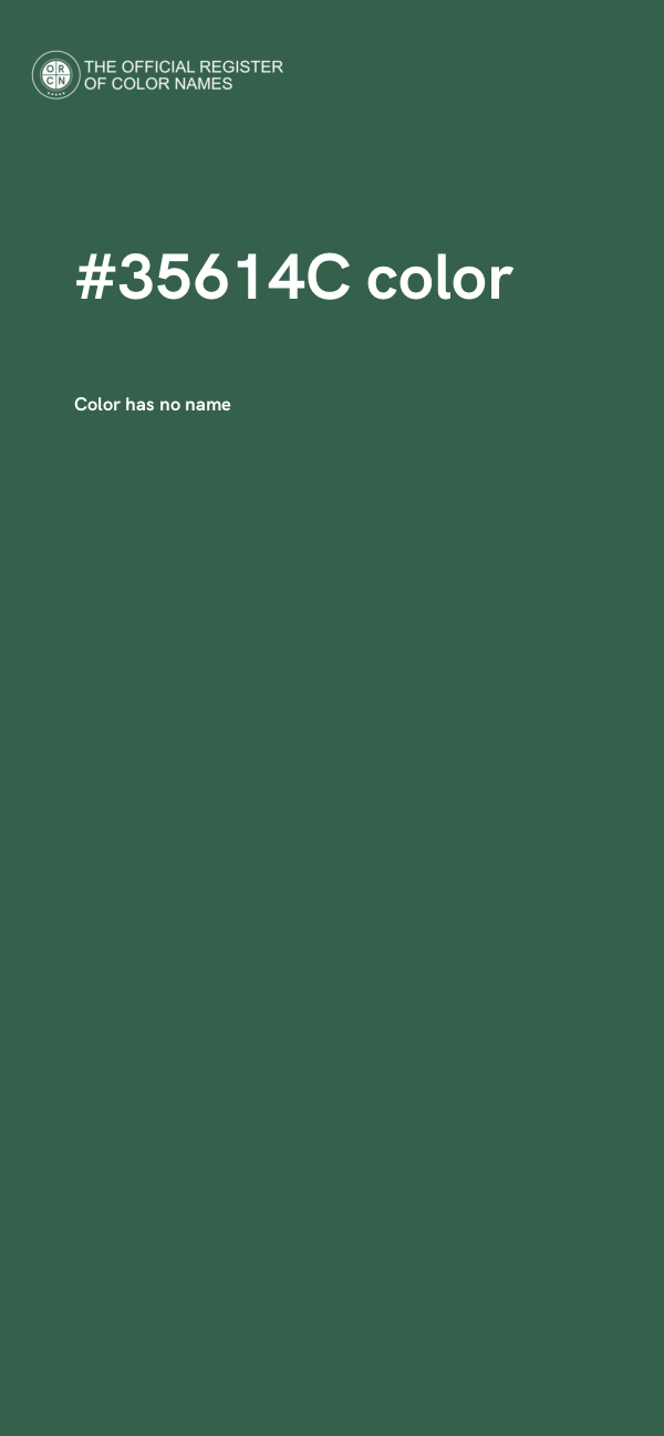 #35614C color image