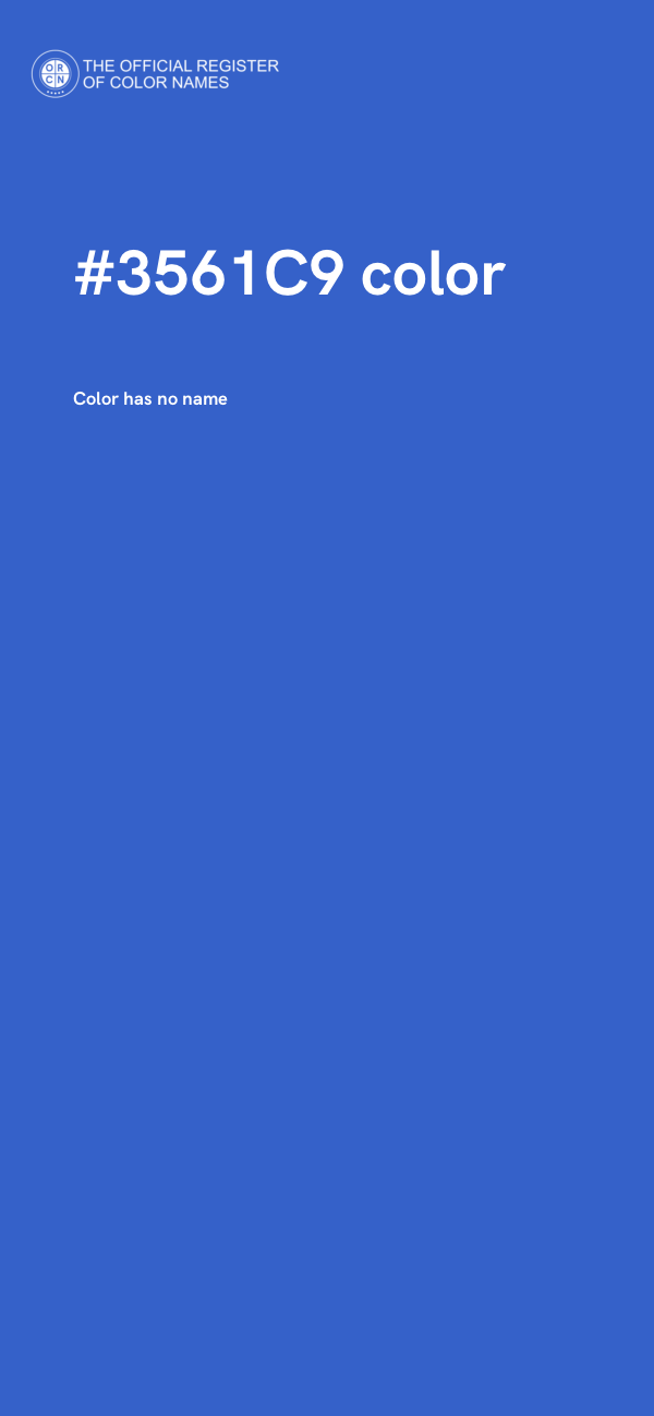 #3561C9 color image