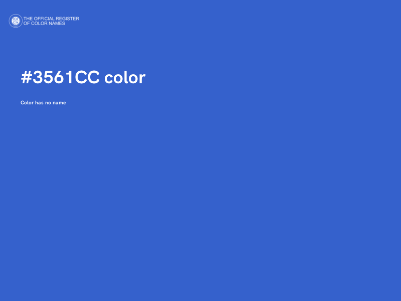 #3561CC color image