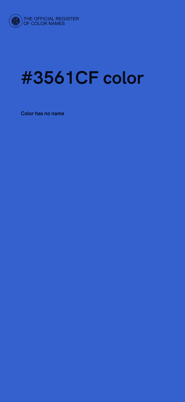 #3561CF color image
