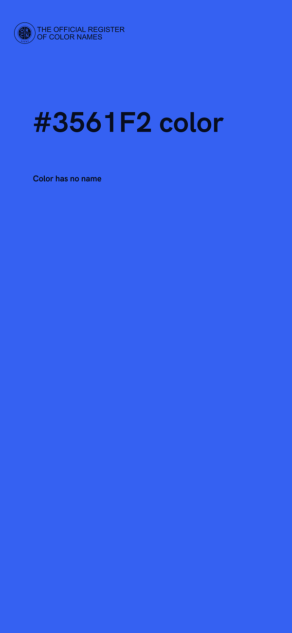 #3561F2 color image