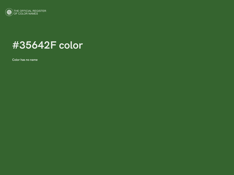 #35642F color image