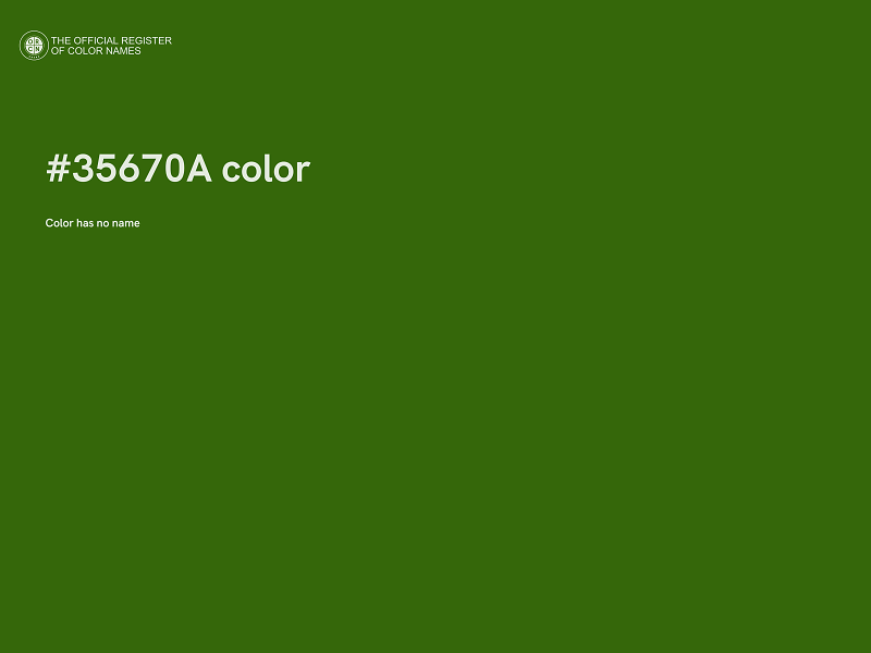 #35670A color image
