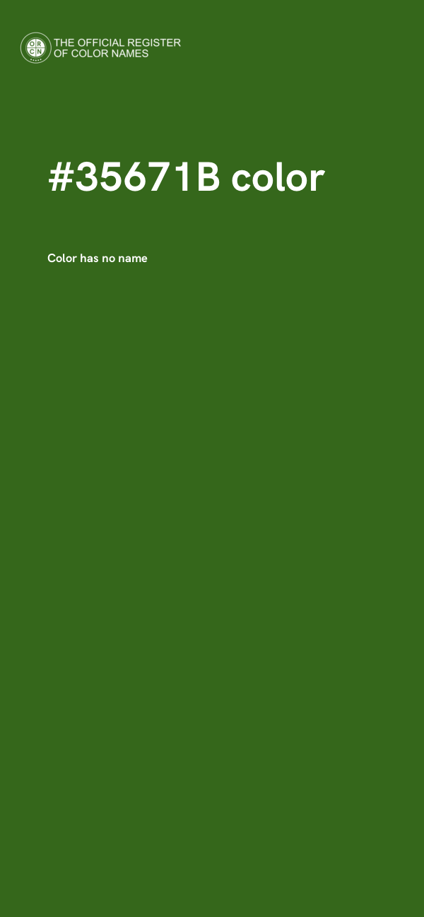 #35671B color image