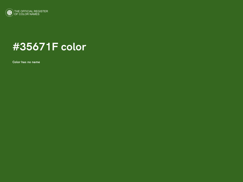 #35671F color image