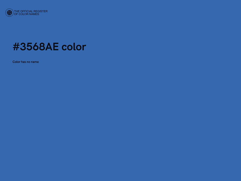 #3568AE color image