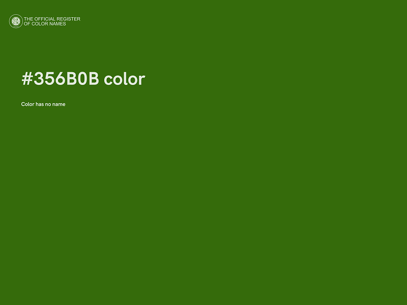 #356B0B color image