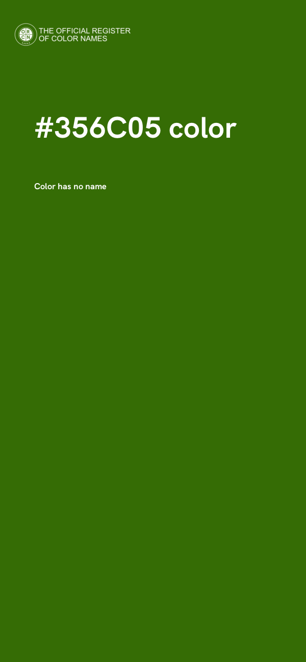 #356C05 color image