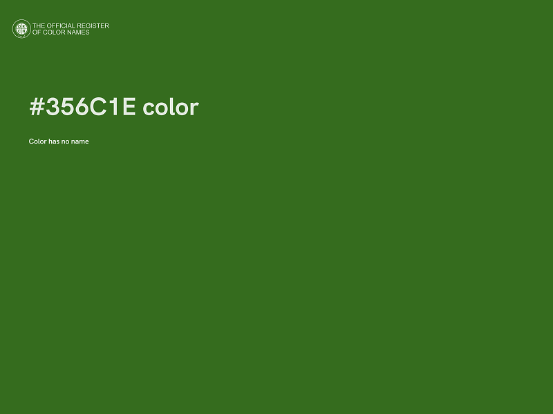 #356C1E color image