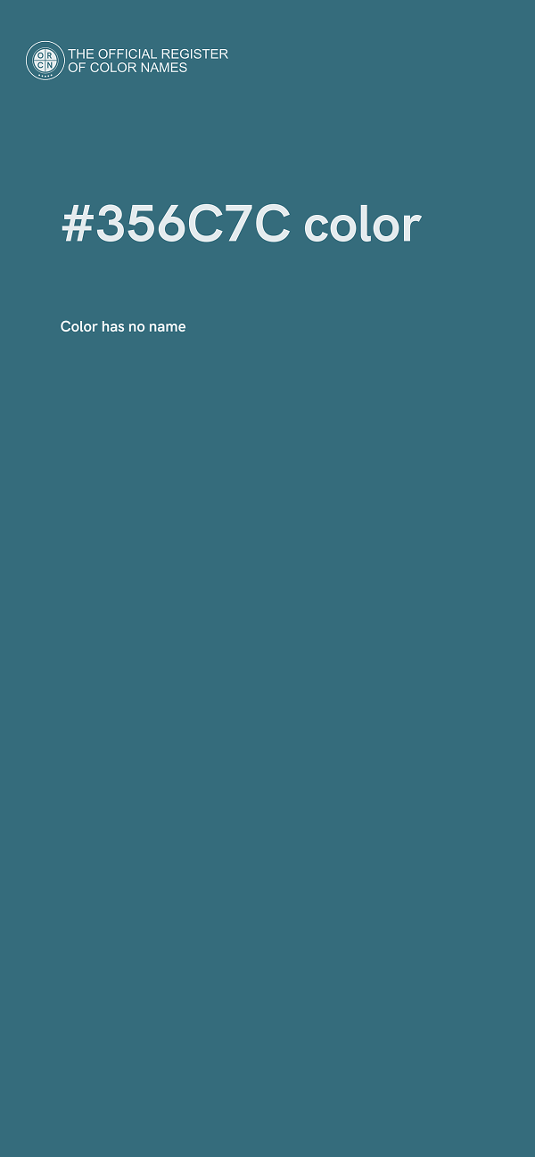 #356C7C color image