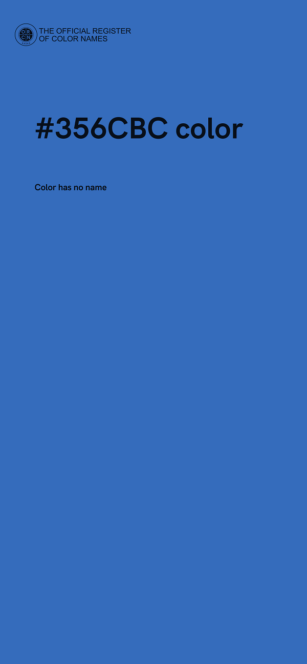 #356CBC color image