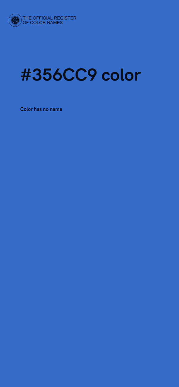 #356CC9 color image